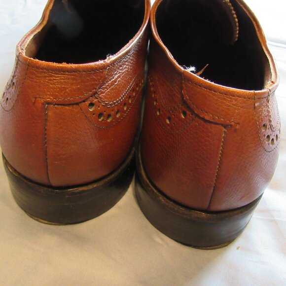 Mems Vtg Allen Edmonds Wingtip Leather Oxford Lace Up Dress Shoes Sz 10 main image 6